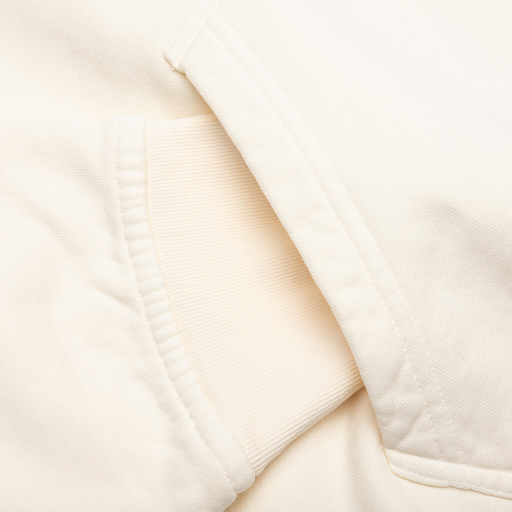 Zip Up Hoodie - Vintage White
