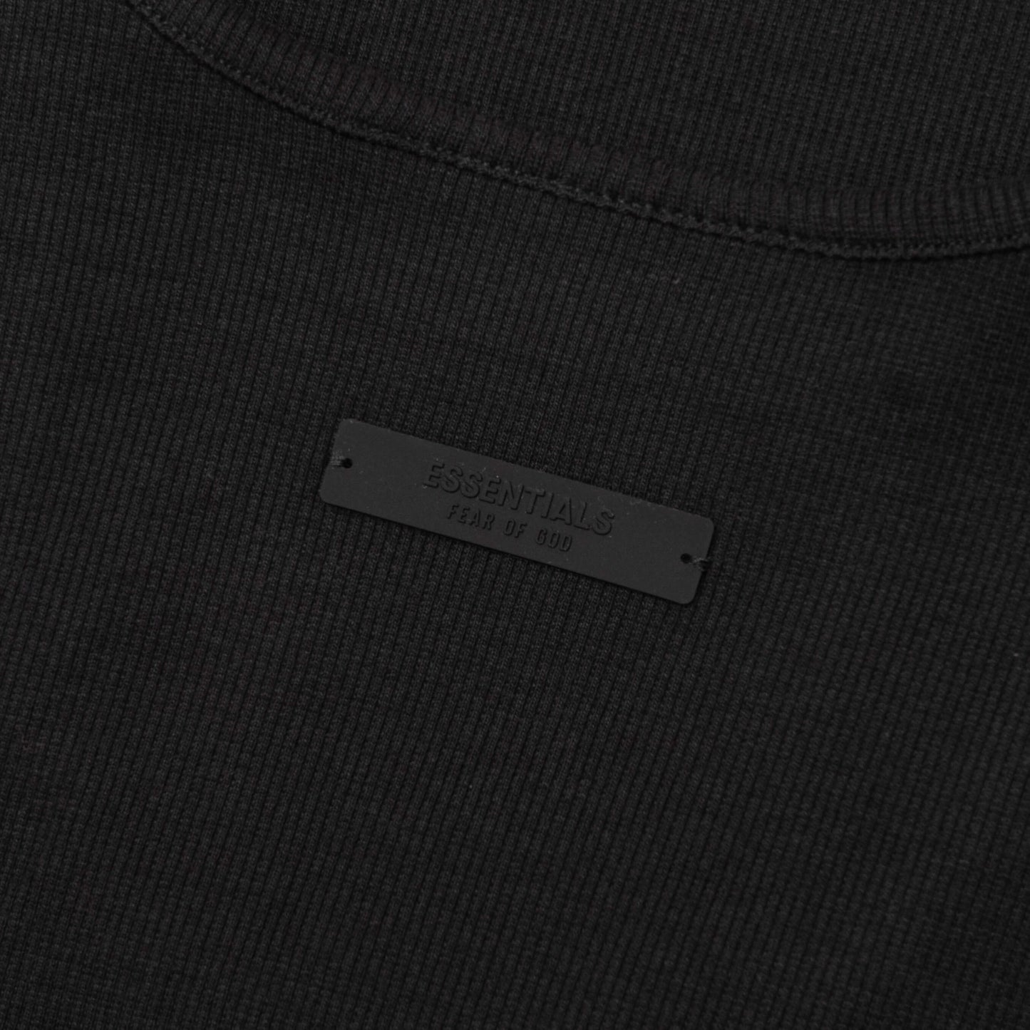 Ribbed Tank - Black