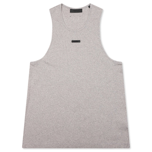 Ribbed Tank - Dark Heather