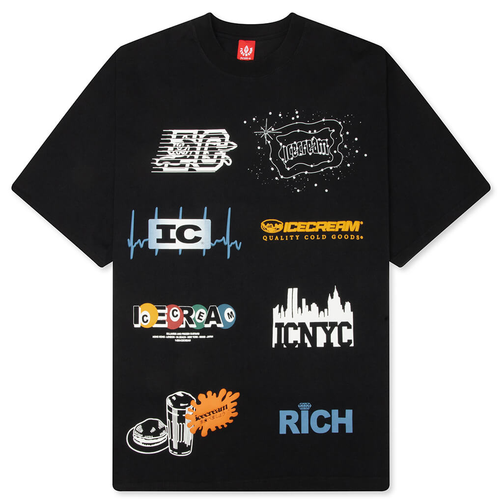 Rich S/S Knit Tee - Black