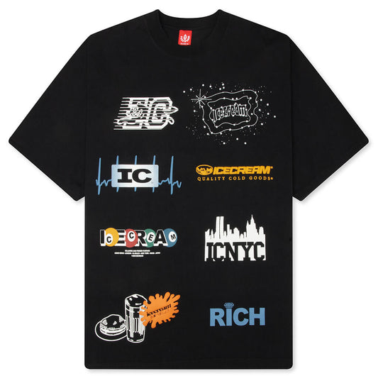 Rich S/S Knit Tee - Black