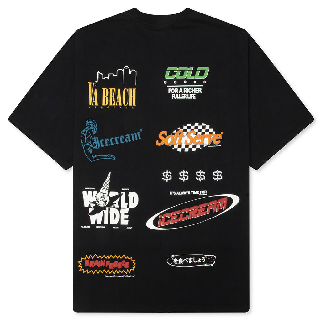 Rich S/S Knit Tee - Black
