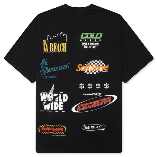 Rich S/S Knit Tee - Black