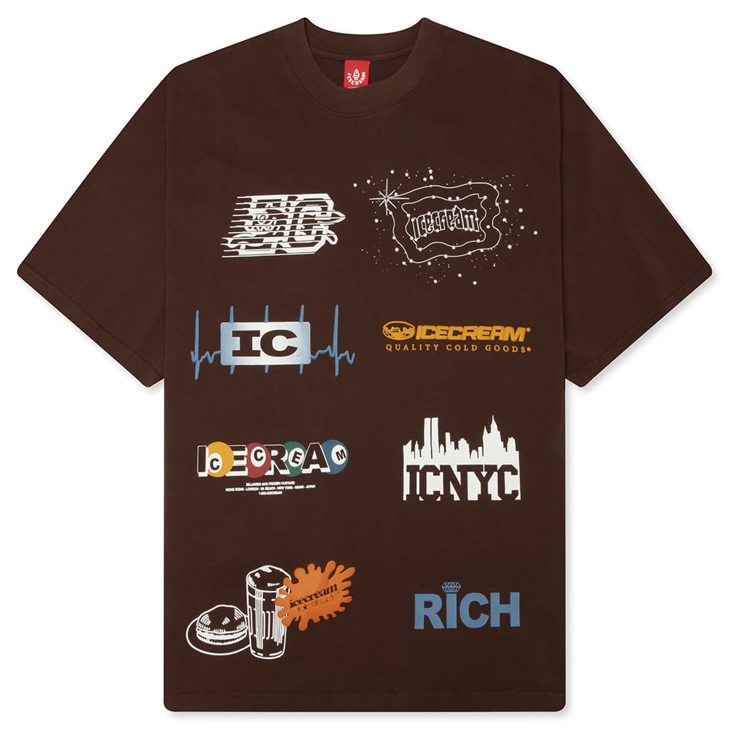 Rich S/S Knit Tee - Chestnut