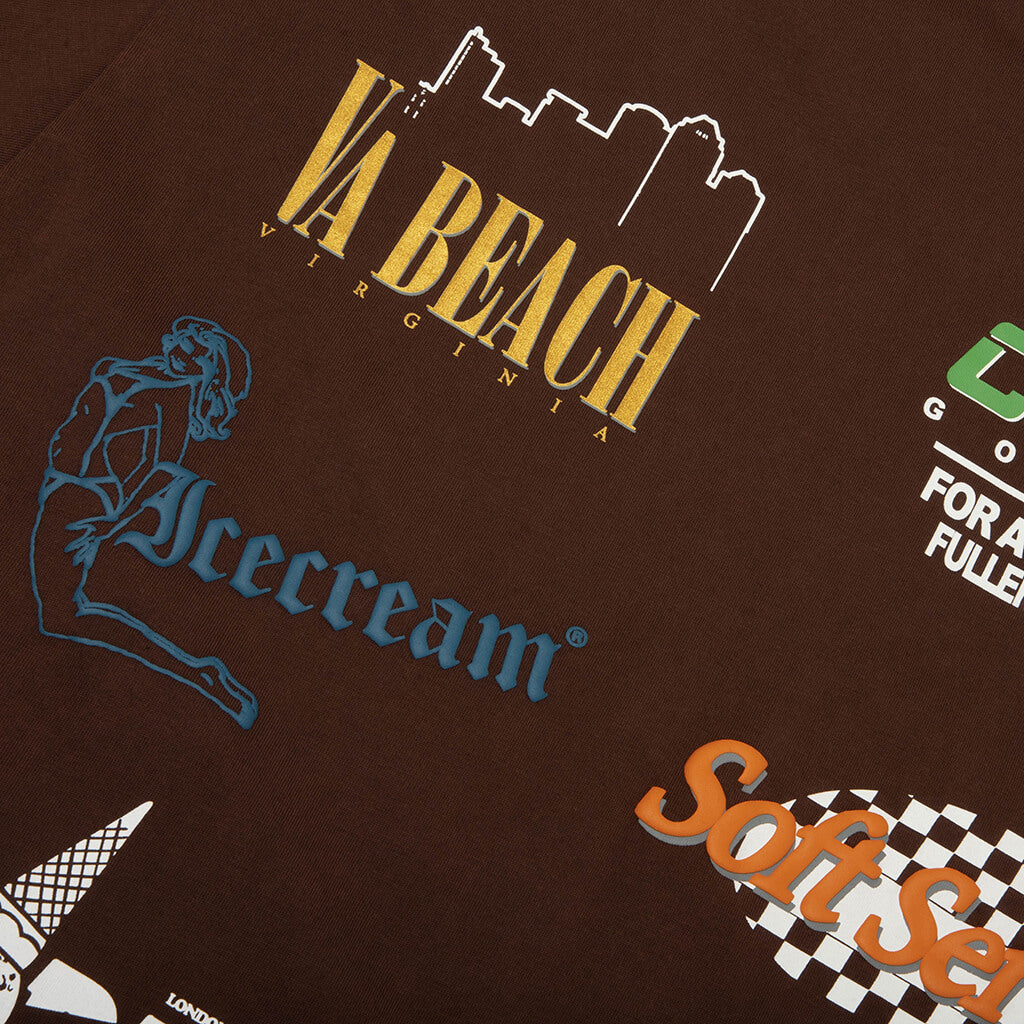 Rich S/S Knit Tee - Chestnut