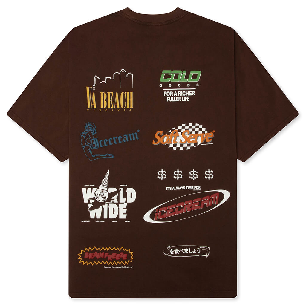 Rich S/S Knit Tee - Chestnut