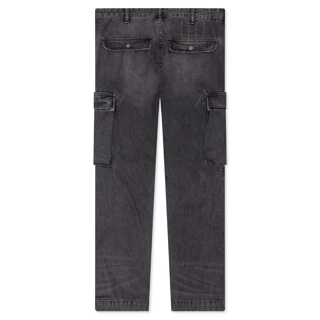Riot Cargo Pants - Faded Black