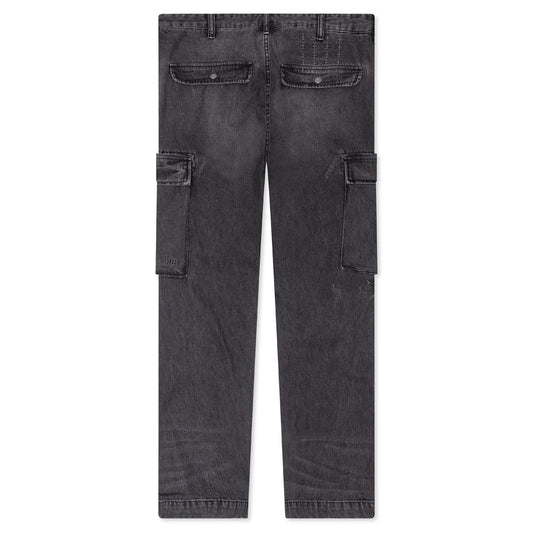 Riot Cargo Pants - Faded Black