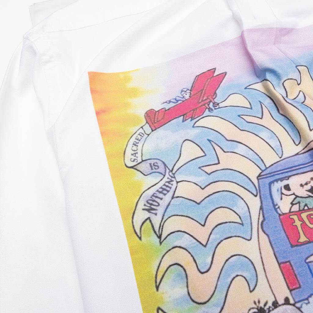 Road Trip Button-Down Shirt - White
