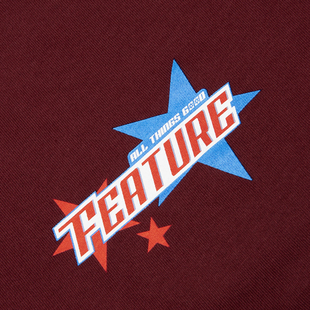 Rocket Pop Tee - Oxblood Red
