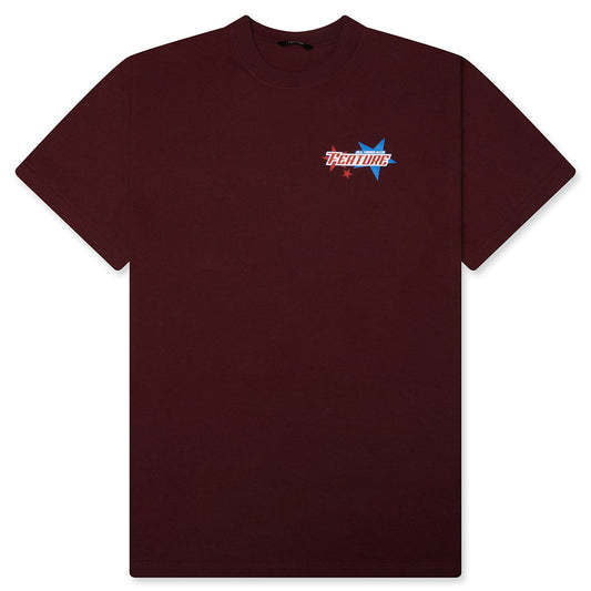 Rocket Pop Tee - Oxblood Red