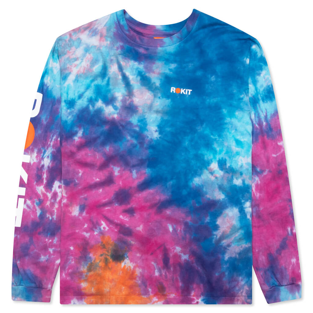 Abstract L/S Tee - Purple