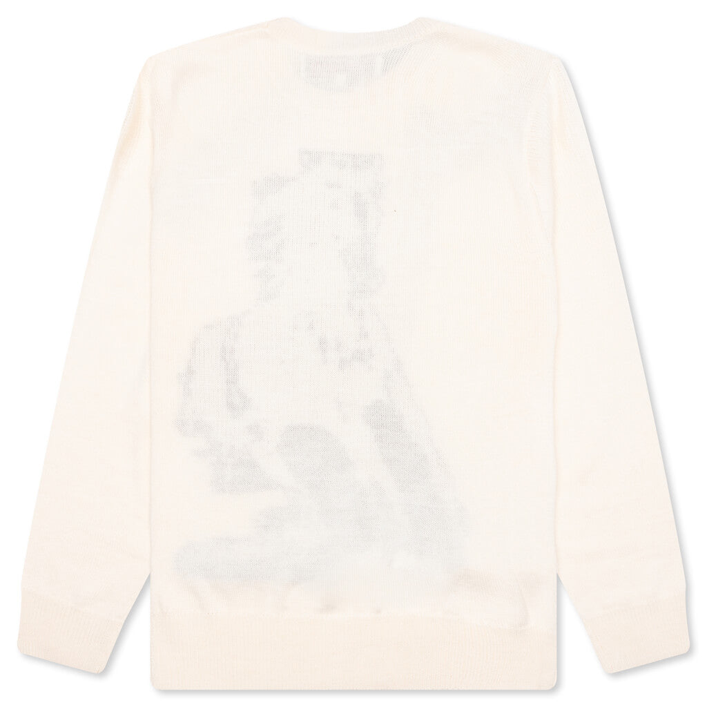 Running Horse Knit Sweater - Oatmeal