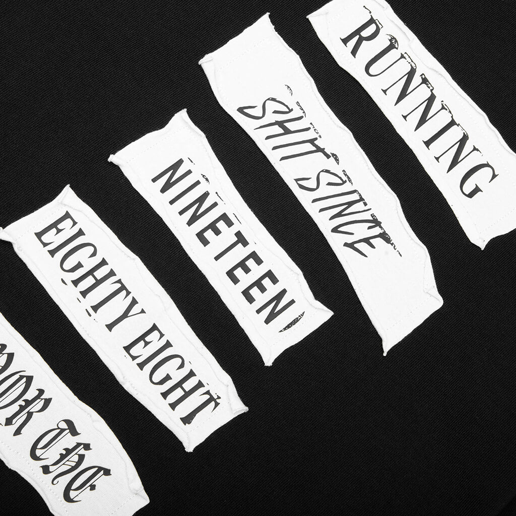 Running Shit Since 1988 Zip Hoodie - Black