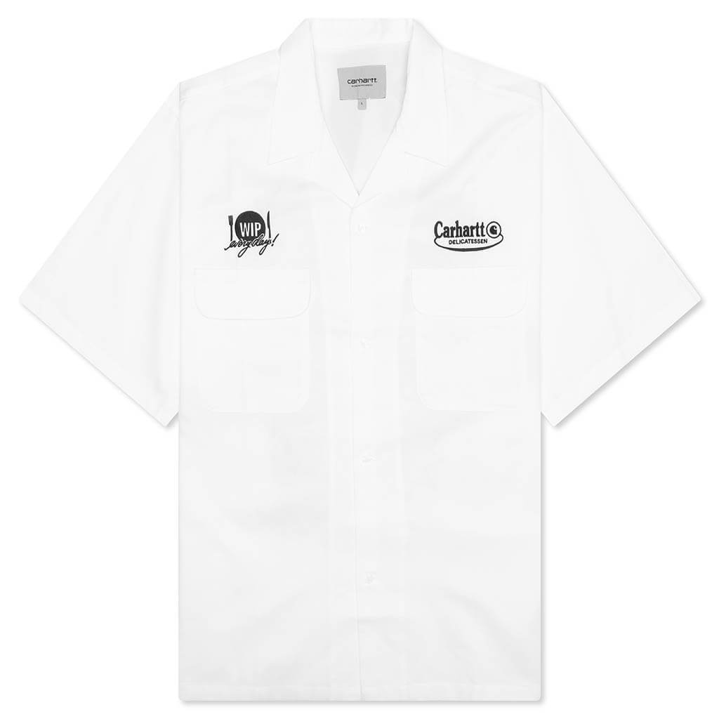 S/S Deli Shirt - White/Black