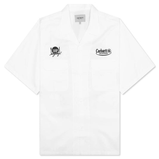 S/S Deli Shirt - White/Black