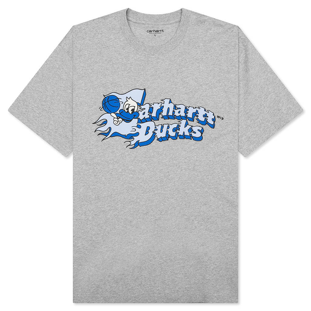 S/S Flaming Ducks T-Shirt - Grey Heather