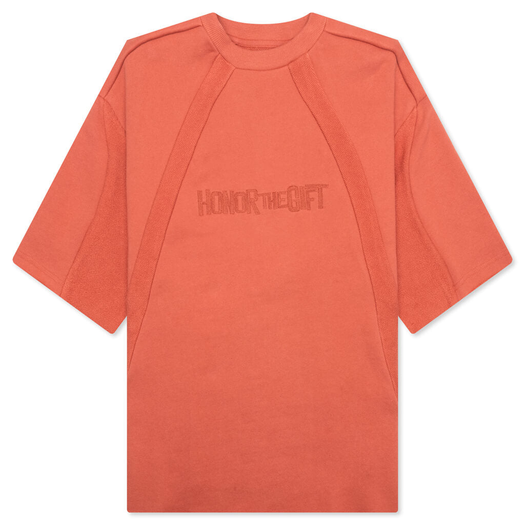S/S Panel Terry Jumper -Brick
