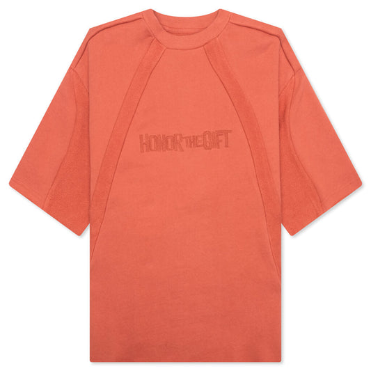 S/S Panel Terry Jumper -Brick