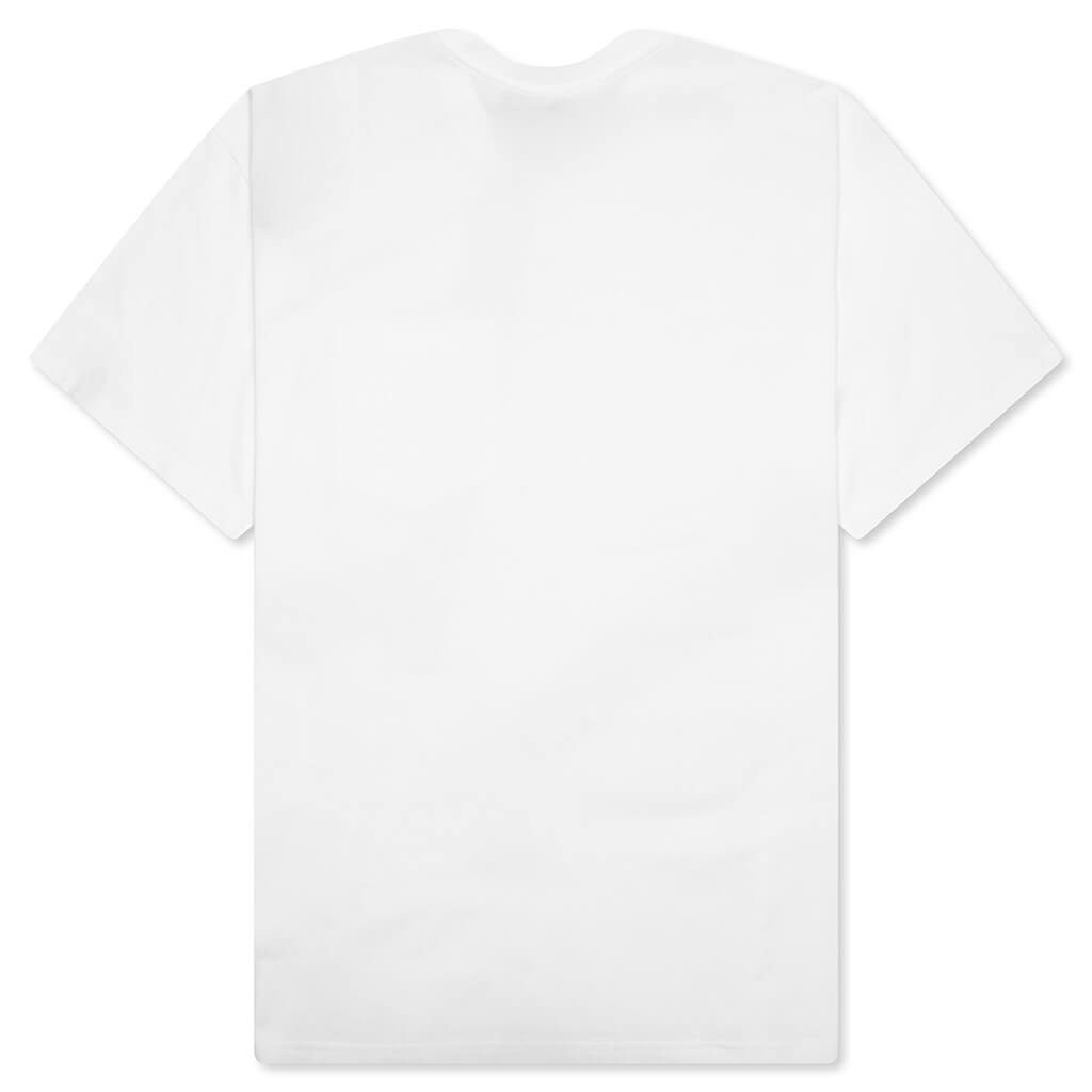 S/S Pocket Heart T-Shirt - White/Red