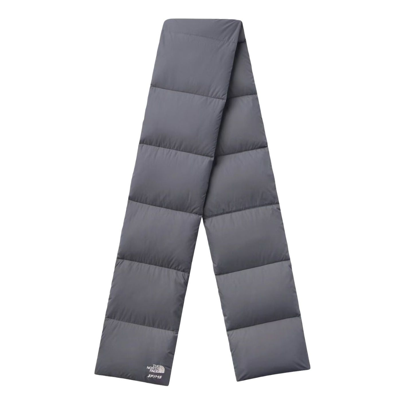 The North Face X SKIMS FW25 Nuptse Scarf 'Gunmetal' NF0A8JJFT8L