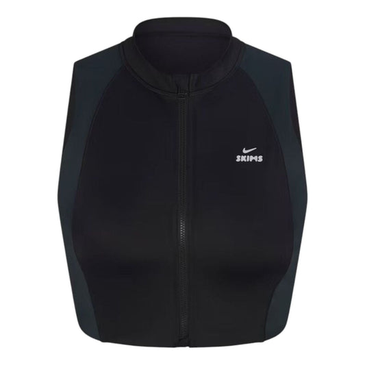 (WMNS) Nike x SKIMS Shine Front-Zip Bra 'Obsidian Dark Teal' BABRA9497W-OBT