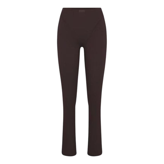 (WMNS) Nike x SKIMS Matte High-Waisted V-Panel Straight Leggings 'Dark Sepia' PTLEG8619W-DSP