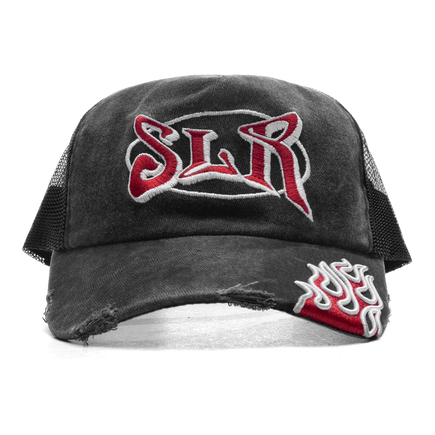SLR Flame Hat - Aged Black