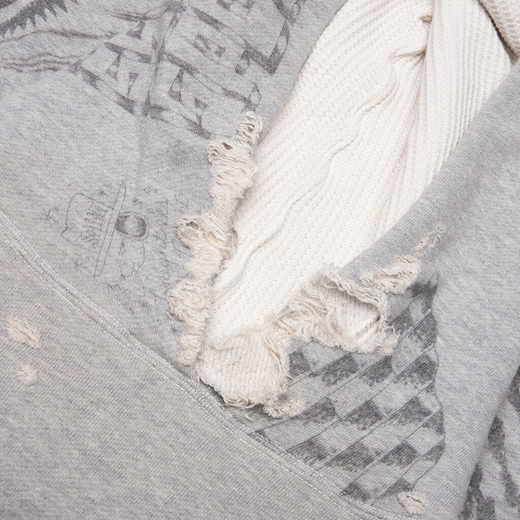 Drawing Hoodie - Grey
