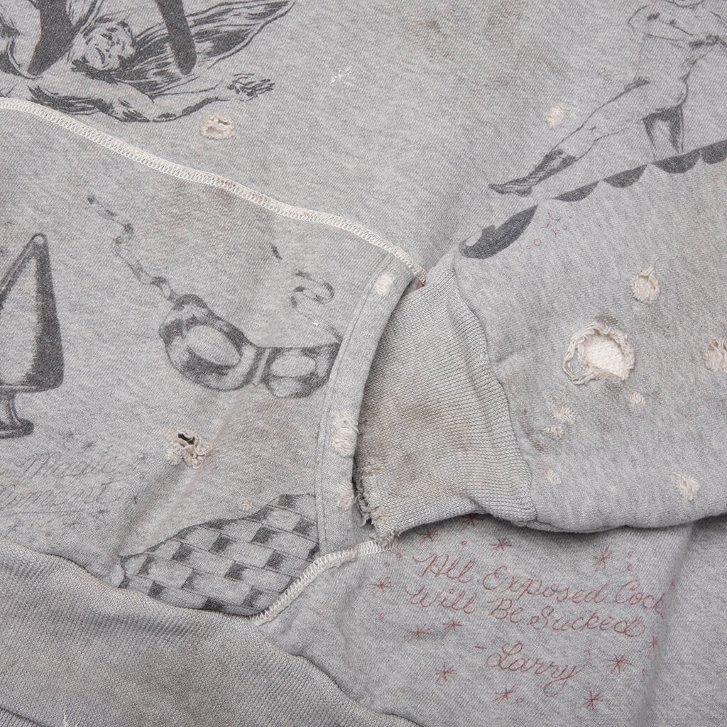 Drawing Hoodie - Grey