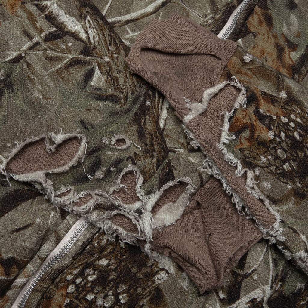 Saint M6 x BAPE Shark Zip Hoodie - Wood Camo