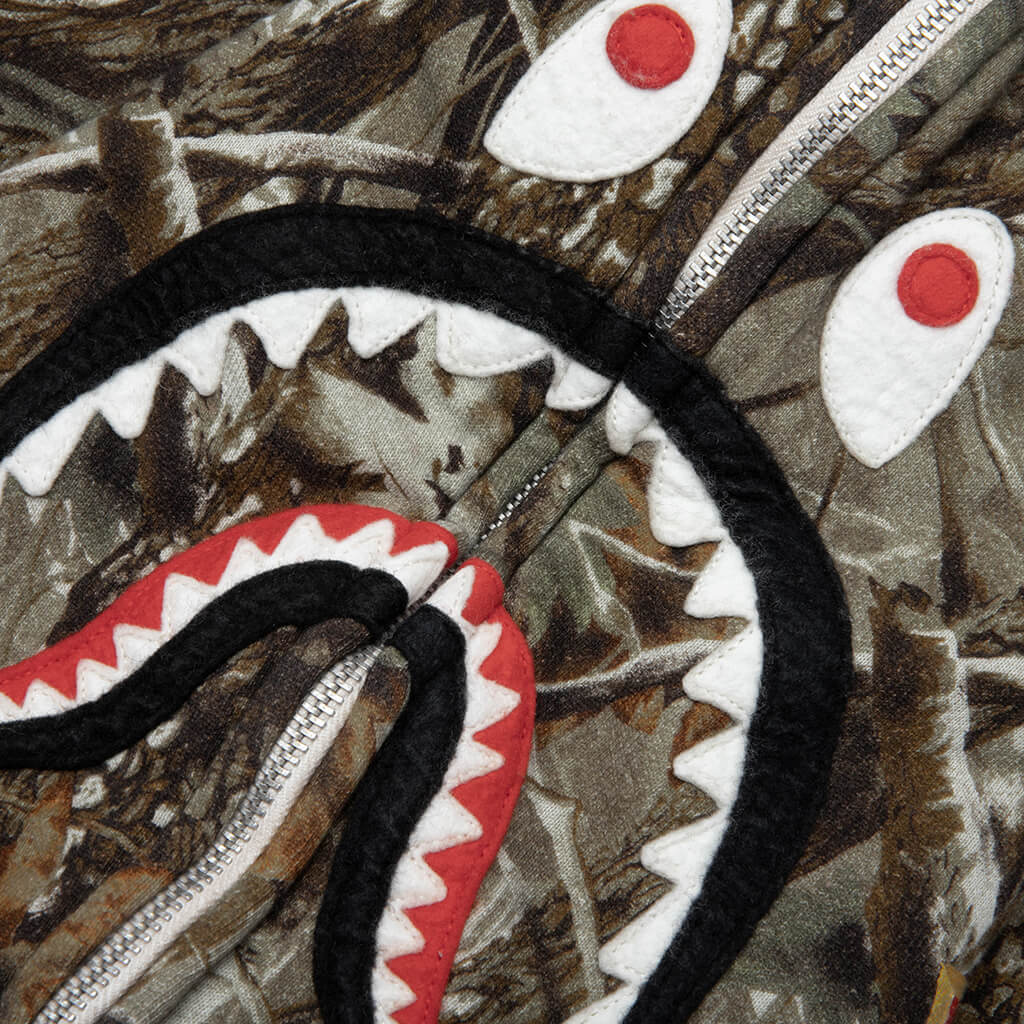 Saint M6 x BAPE Shark Zip Hoodie - Wood Camo