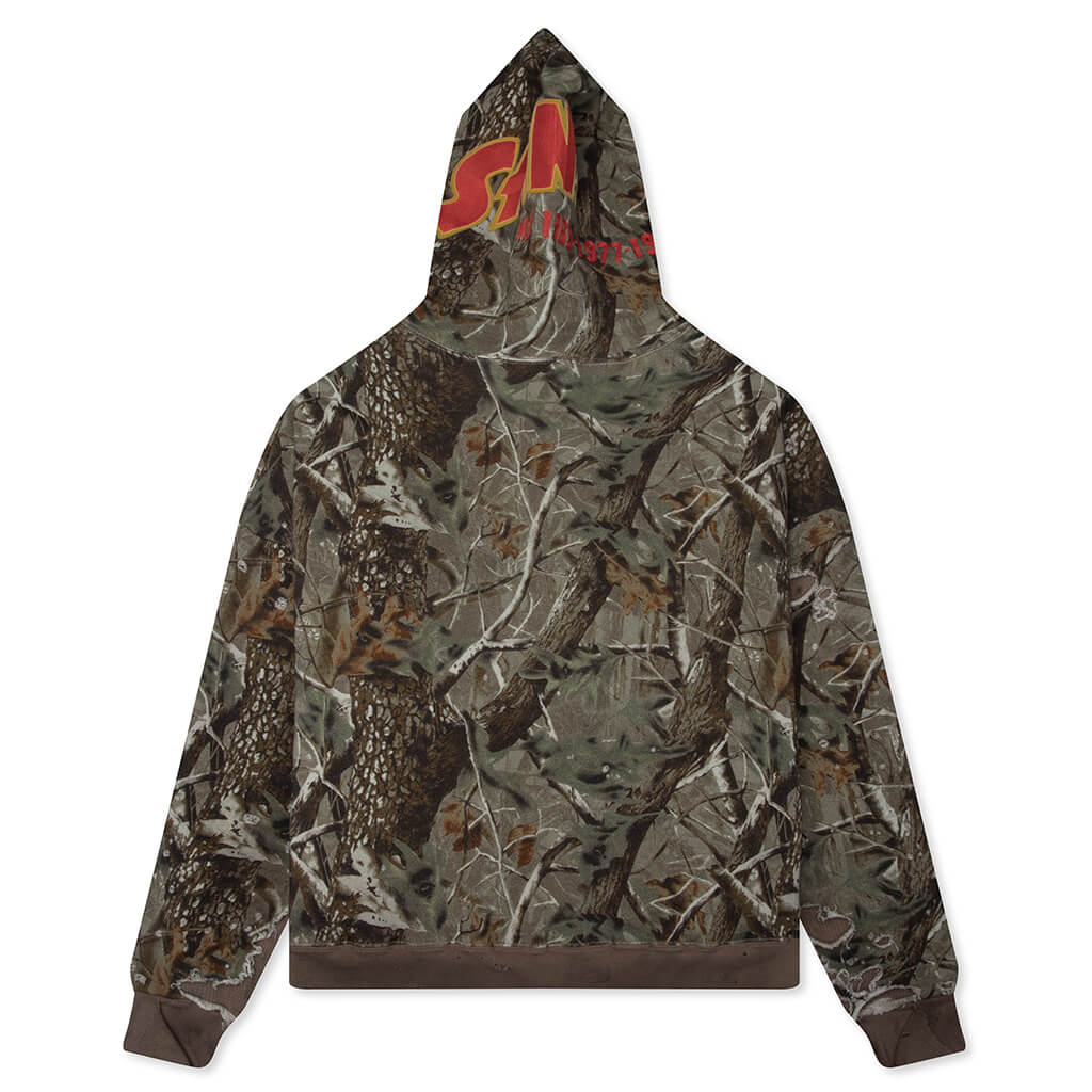 Saint M6 x BAPE Shark Zip Hoodie - Wood Camo