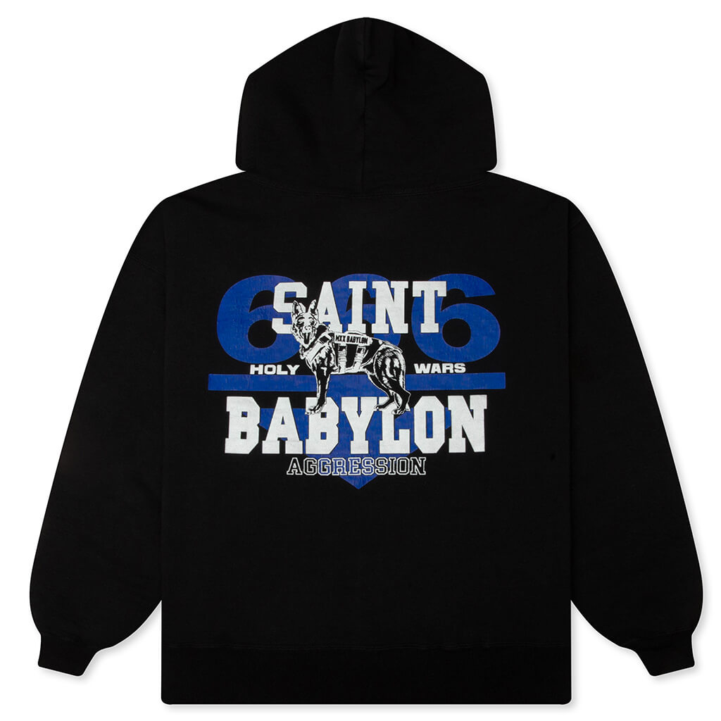 Saint M6 x Babylon Triple 6'x Dog Hoodie - Black