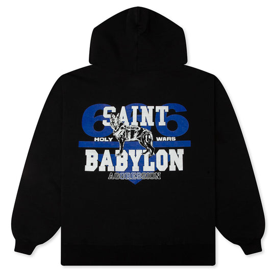 Saint M6 x Babylon Triple 6'x Dog Hoodie - Black