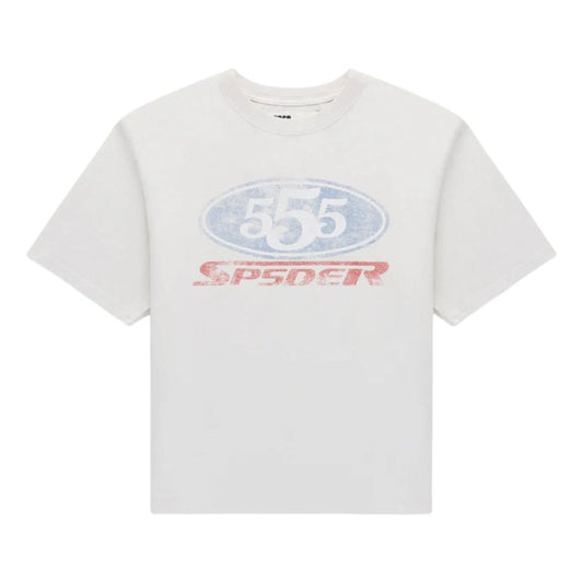 SP5DER Sp5der R5cing T-Shirt 'White' TE005SS26WHT