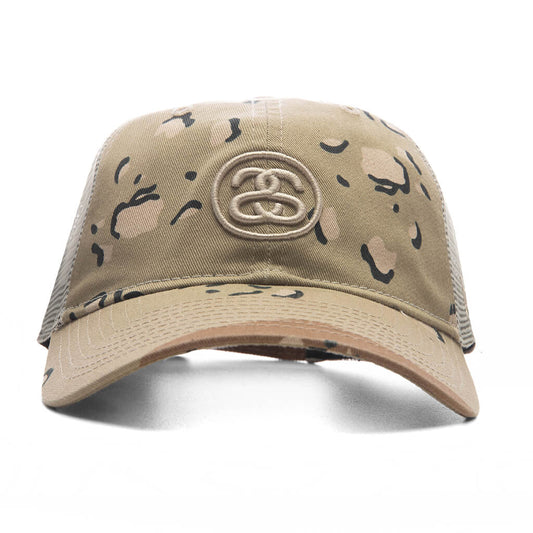 Stüssy x New Era 9TWENTY SS Link Trucker - Desert Camo