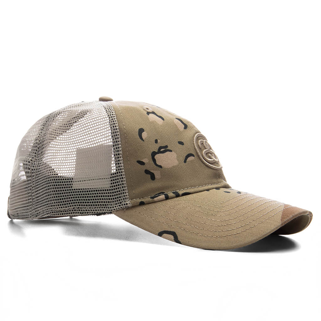 Stüssy x New Era 9TWENTY SS Link Trucker - Desert Camo