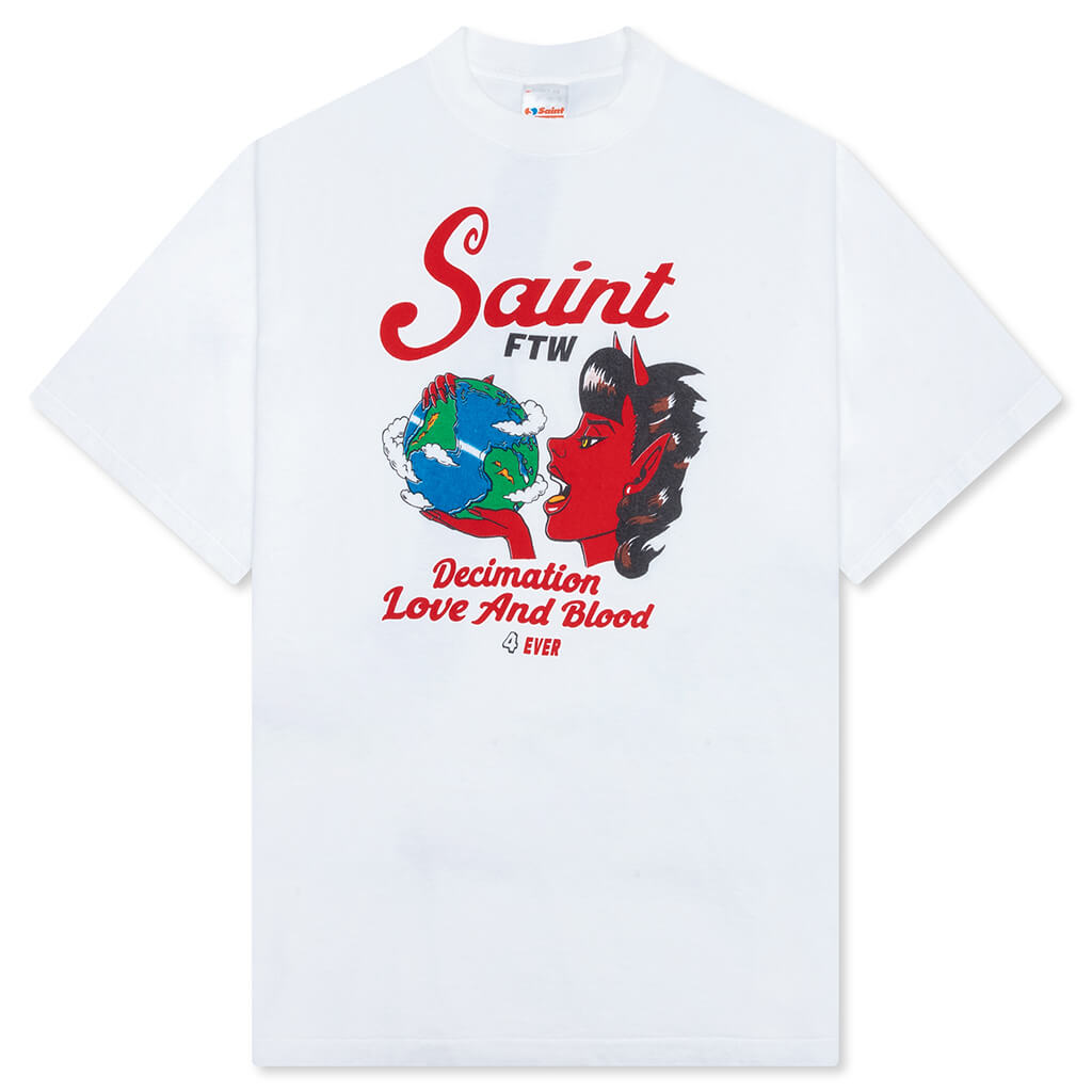 Saint Devil S/S Tee - White