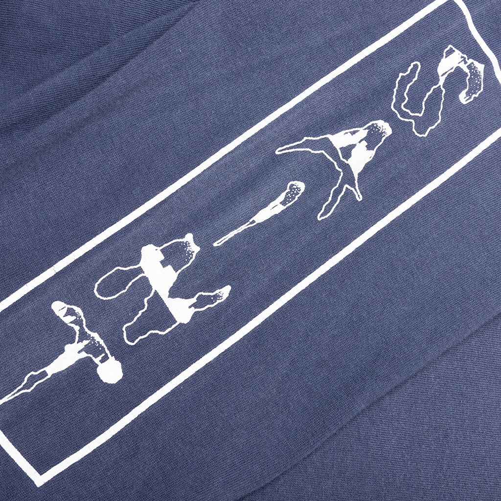 Saint M6 x Babylon Bleed L/S Tee - Navy