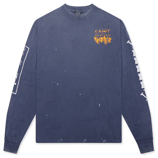 Saint M6 x Babylon Bleed L/S Tee - Navy