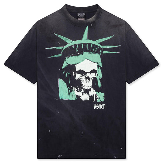 Saint M6 x Babylon Statue Skull S/S Tee - Black
