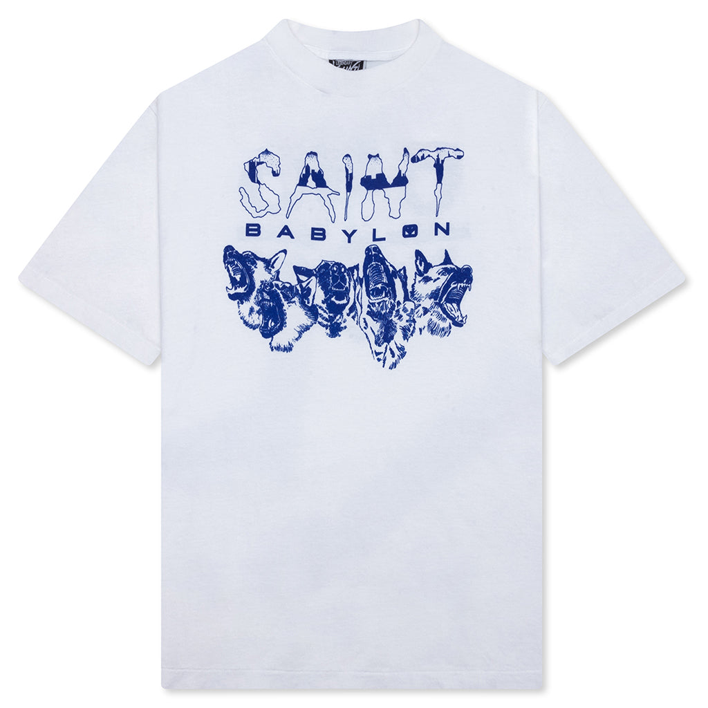 Saint M6 x Babylon Triple 6'x Dog S/S Tee - White