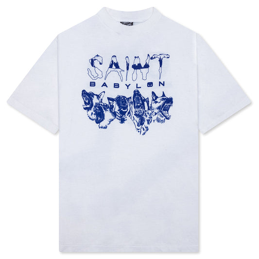 Saint M6 x Babylon Triple 6'x Dog S/S Tee - White