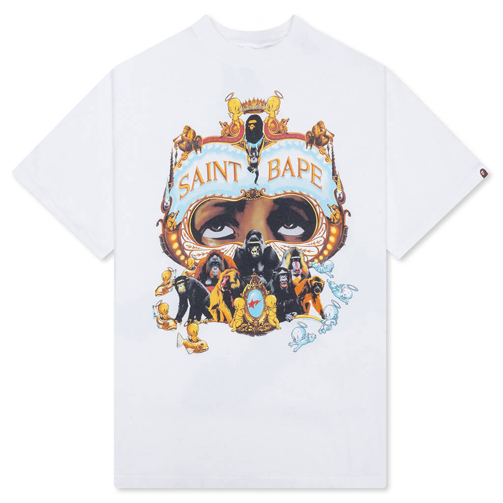 Saint M6 x Bape Generation S/S Tee - White