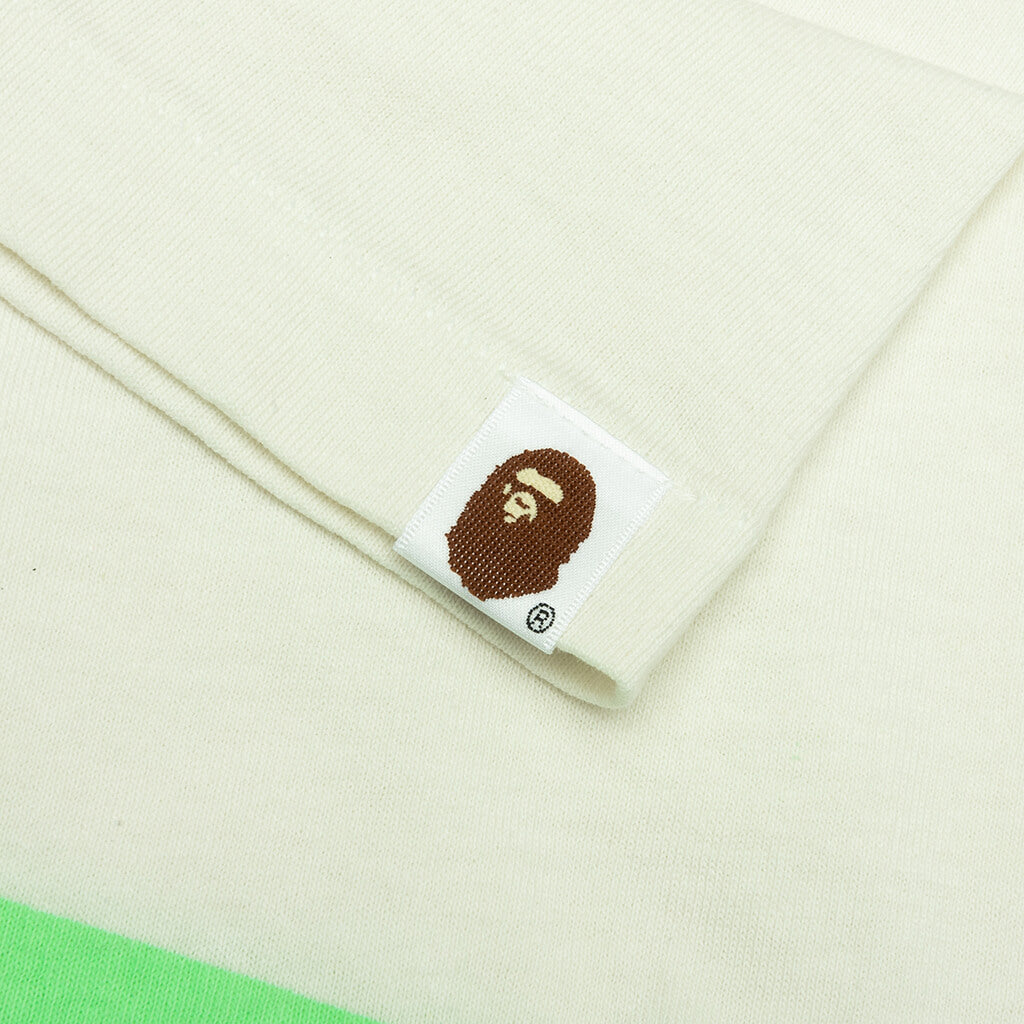 Saint M6 x Bape Handprint Genuine Nowhere Journey S/S Tee - White/Green
