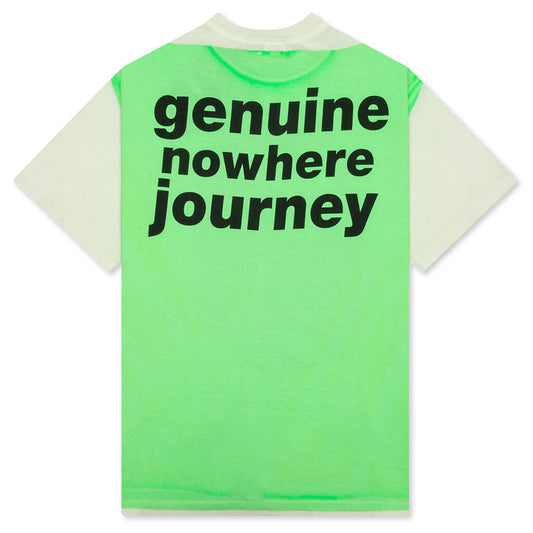 Saint M6 x Bape Handprint Genuine Nowhere Journey S/S Tee - White/Green