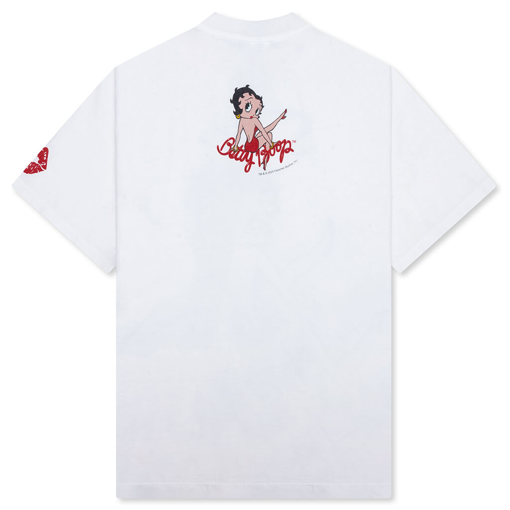 Saint M6 x Betty Boop Pose S/S Tee - White