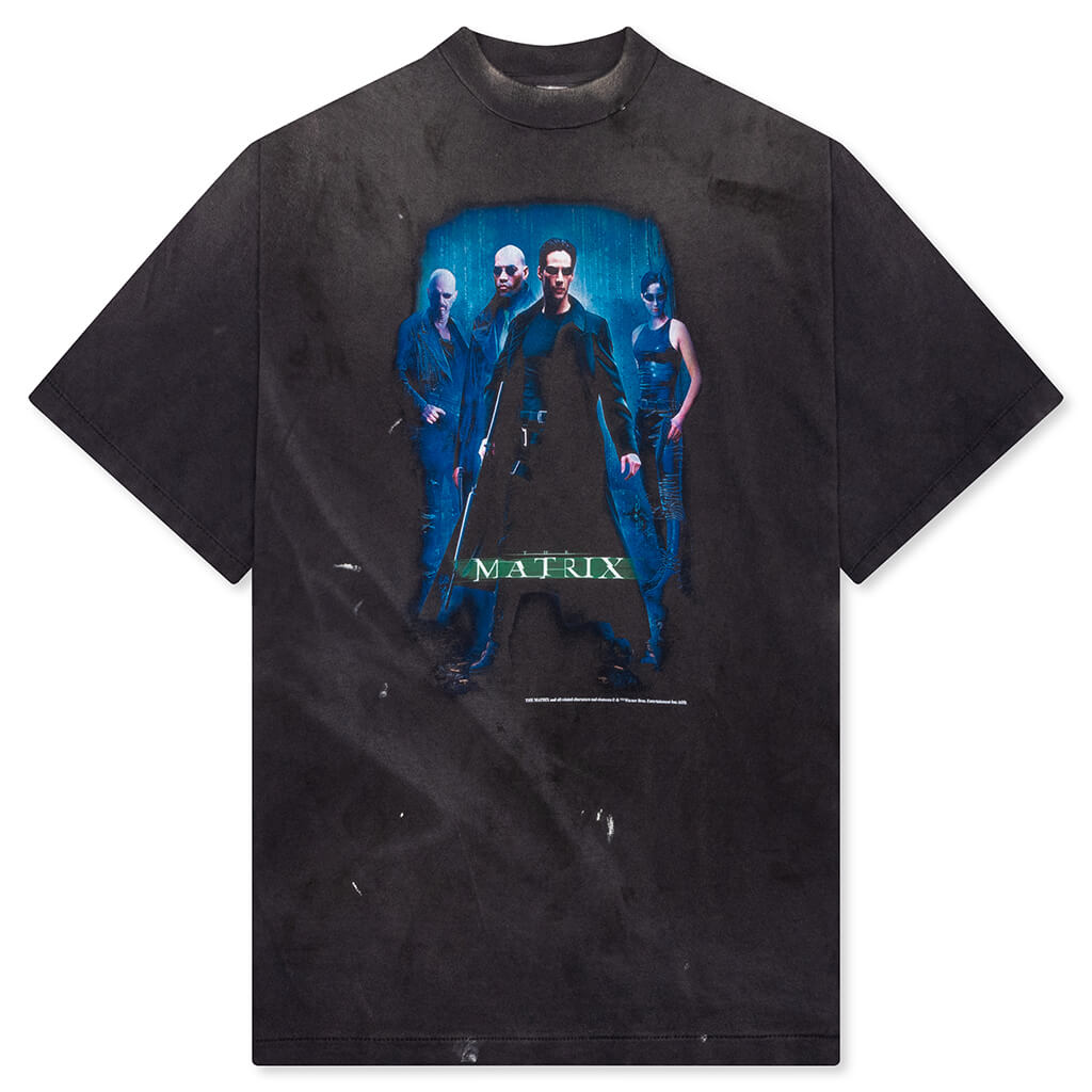 Saint M6 x The Matrix Green Logo S/S Tee - Black