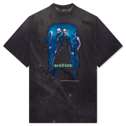 Saint M6 x The Matrix Green Logo S/S Tee - Black